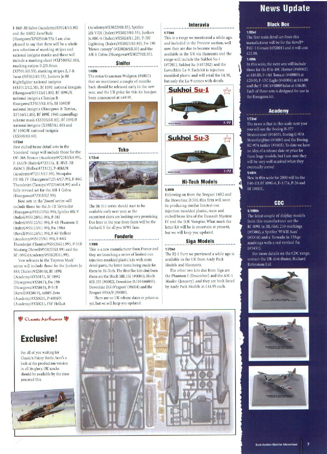 Scale Aviation Modeller International 2000-01